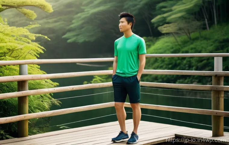 그린 운동 처방의 평가 및 피드백 방법 - **Prompt: "A heartwarming and joyful outdoor family scene showcasing 'Green Exercise' and deepened f...