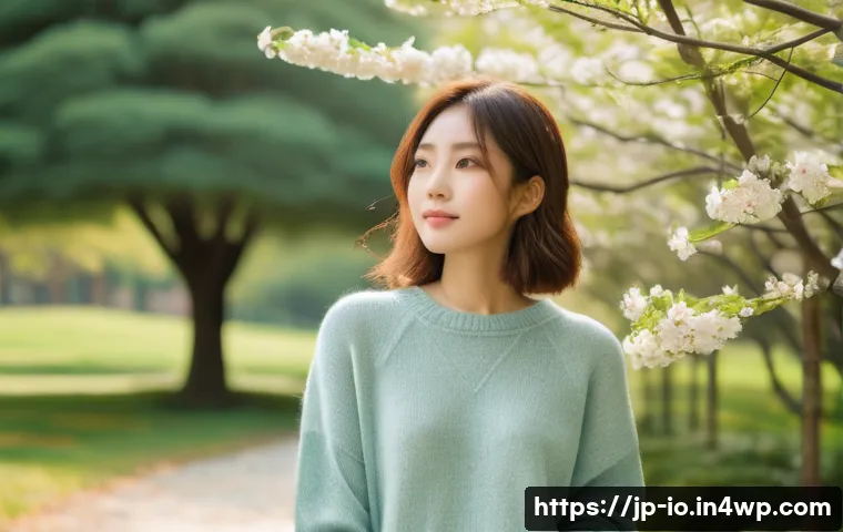 그린 운동 처방의 효과적인 실행 방법 - **Prompt:** A young Japanese woman in her late 20s, with a gentle and thoughtful expression, dressed...
